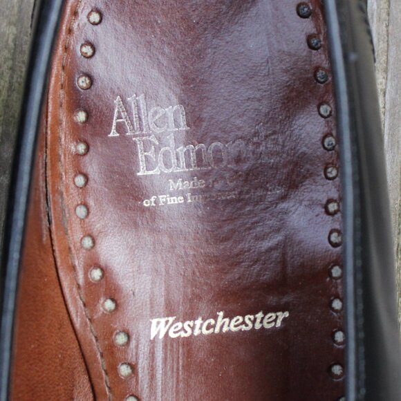 Allen Edmonds Calf Leather Black Loafers Men's US 7 Woman's 9.5 unisex - Picture 9 of 14